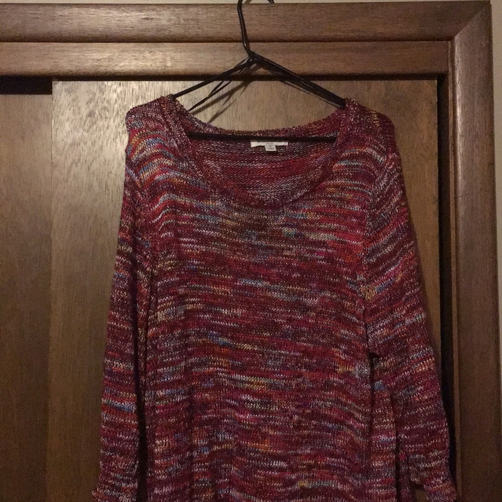 Studio Works size 2x multi colored sweater